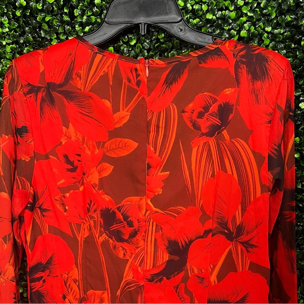 PRETTY LITTLE THING | Floral Chiffon Midi Dress - Picture 12 of 12